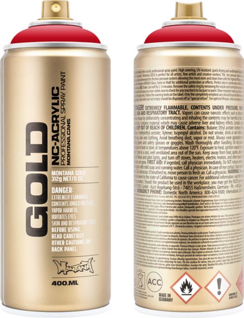 Montana Gold Acrylic Shock Red