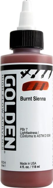 HIGH FLOW ACRYLIC BURNT SIENNA 4OZ