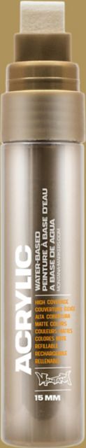 ACRYLIC MARKER 15MM GOLD MATT