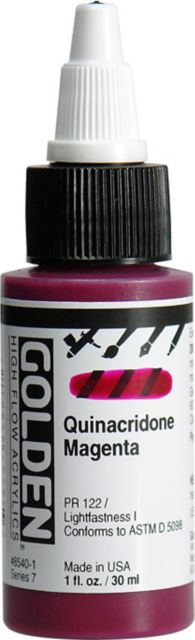 High Flow Acrylic Quinacridone Magenta 1OZ
