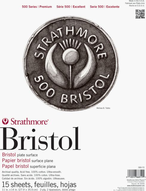 BRISTOL 500 SERIES 2PLY PLATE FINISH 11X14