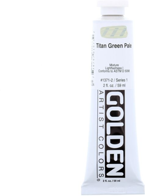 HB Acrylic Titanium Green Pale 2oz
