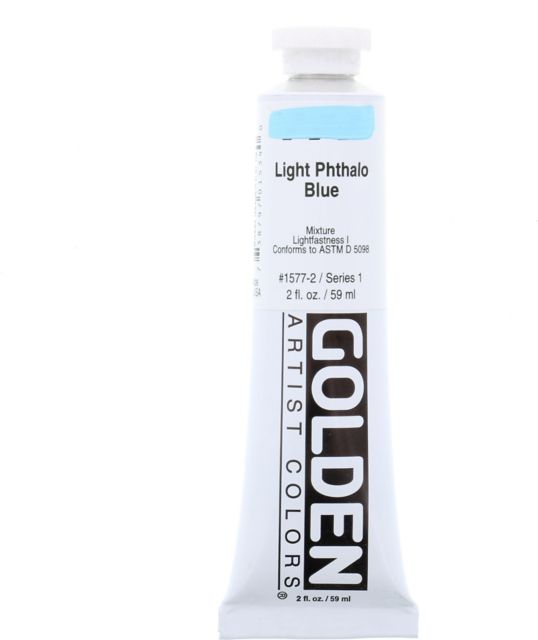 HB Acrylic Light Phthalo Blue 2oz