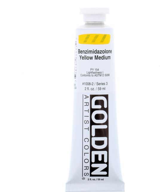 HB ACRYLIC BENZIMIDAZOLONE YELLOW MEDIUM 2OZ