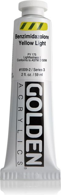 HEAVY BODY ACRYLIC BENZIMIDAZOLONE YELLOW LIGHT 2OZ
