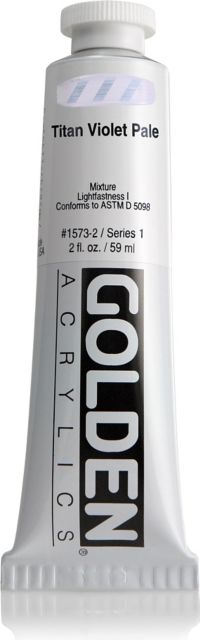 HEAVY BODY ACRYLIC TITANIUM VIOLET PALE 2OZ