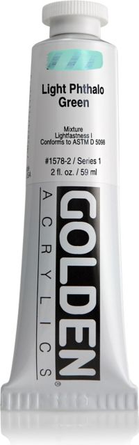HEAVY BODY ACRYLIC LIGHT PHTHALO GREEN 2OZ
