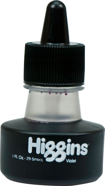 HIGGINS PIGMENTED WATERPROOF INK VIOLET 1 OZ