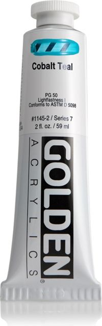 HEAVY BODY ACRYLIC COBALT TEAL 2OZ