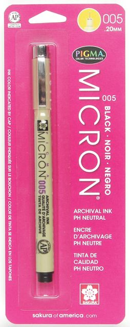 MICRON PEN .20MM BLACK