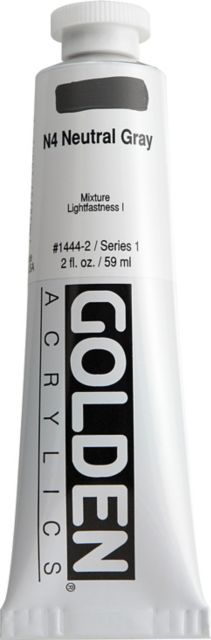 Heavy Body Acrylic Neutral Grey #4 2 oz