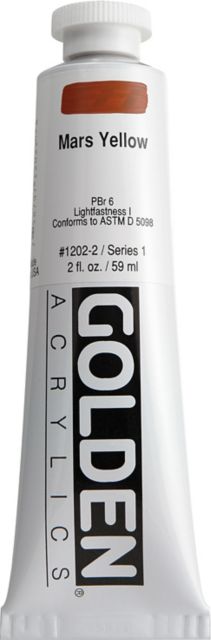 Heavy Body Acrylic Mars Yellow 2 oz