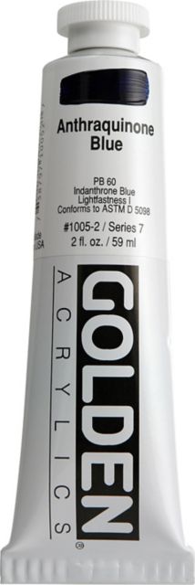Heavy Body Acrylic Anthraquinone Blue 2 oz