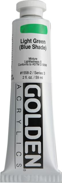 Heavy Body Acrylic Light Green/Blue Shade 2 oz
