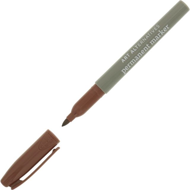 PERMANENT MARKER FINE BROWN