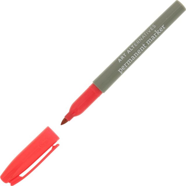 PERMANENT MARKER FINE RED