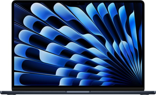 15-inch MacBook Air: Apple M3 chip with 8-core CPU and 10-core GPU, 8GB, 256GB SSD - Midnight