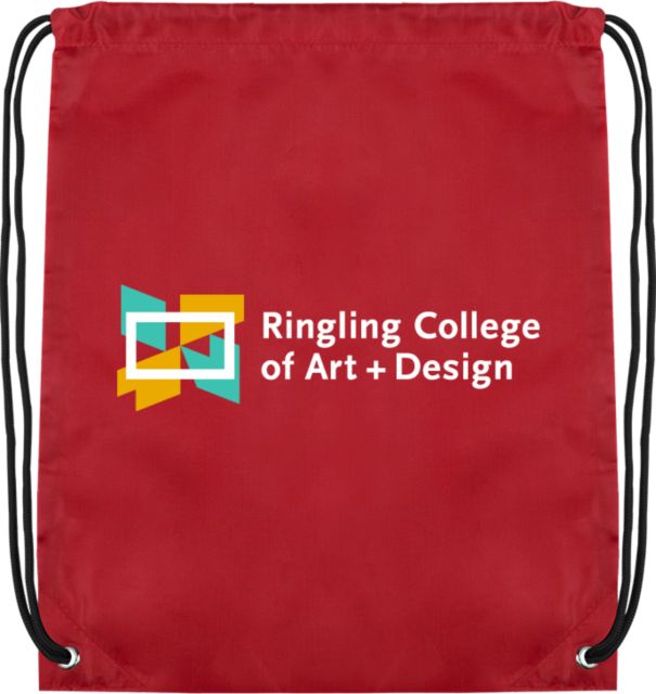 Ringling School Drawstring Backpack Ringling College of Art and Design Variation 5 - ONLINE ONLY