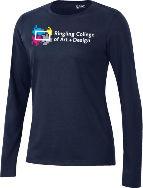 Ringling School Gear Womens Long Sleeve Tee Ringling College of Art and Design Variation 4 - ONLINE ONLY