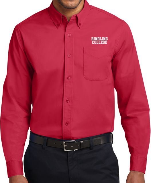 Ringling School Twill Button Down Long Sleeve Collegiate Ringling College - ONLINE ONLY