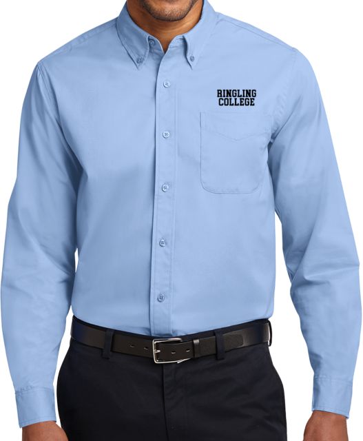 Ringling School Twill Button Down Long Sleeve Collegiate Ringling College - ONLINE ONLY
