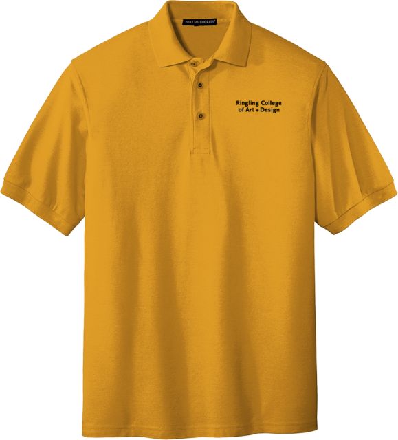 Ringling School Silk Touch Polo Ringling College of Art and Design Stacked - ONLINE ONLY