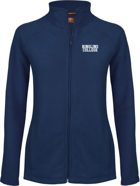 Ringling School Womens Fleece Full Zip Jacket Collegiate Ringling College - ONLINE ONLY