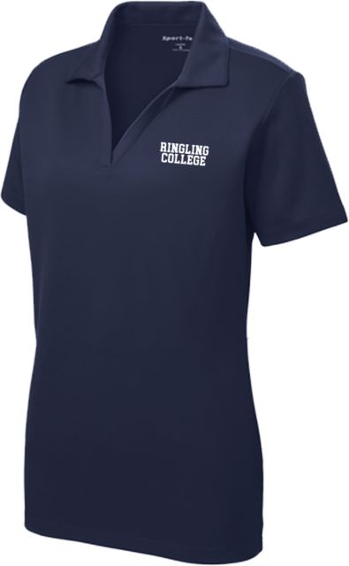 Ringling School Womens Dry Mesh Polo Collegiate Ringling College - ONLINE ONLY