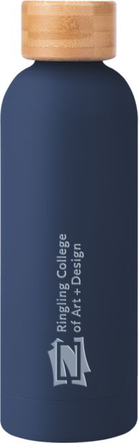 Ringling School Blair Stainless Bottle w/ Bamboo Lid 17 oz Ringling College of Art and Design Variation 1 Engraved - ONLINE ONLY