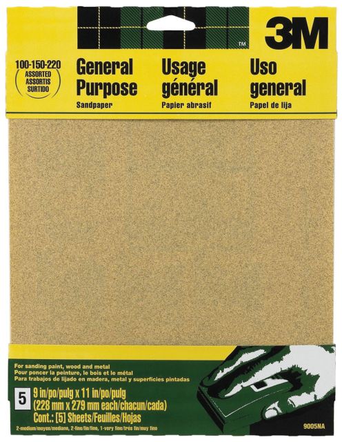 Sandpaper Assorted Grits 9X11