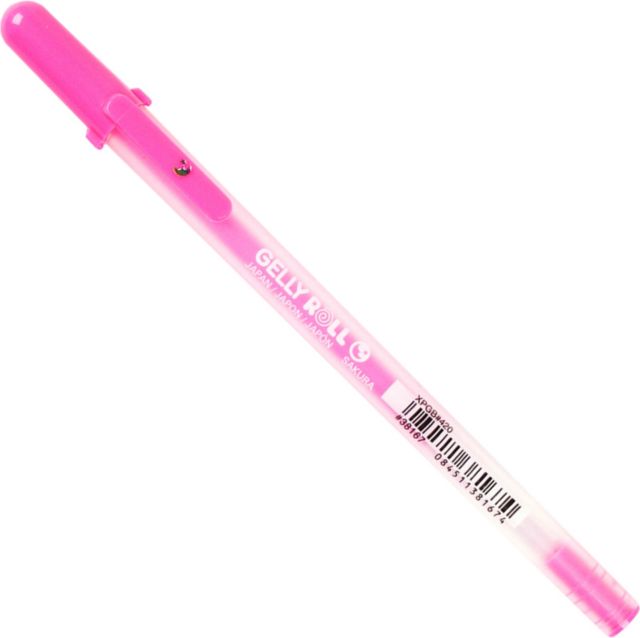 GELLYROLL MOONLIGHT MEDIUM POINT FLUORESCENT PINK